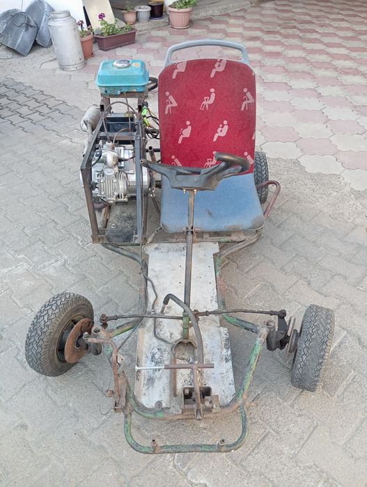 Картинг  на  ходу, полуавтомат, новый мотор,