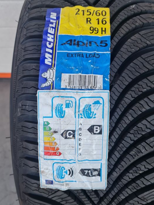 Нови зимни гуми 4 броя MICHELIN Alpin5 215 60 R16 дот 1424