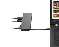 Многопортов USB адаптер Lenovo Powered USB-C Travel Hub