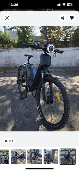 Bicicleta scuter Niu aero plus electrica