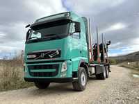 Camion forestier Volvo FH13 transport lemn busteni macara Loglift