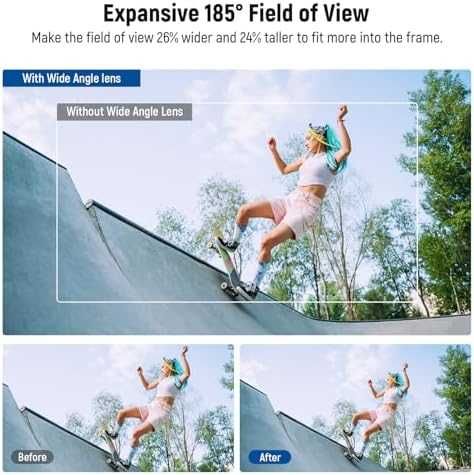 Нов Комплект ND Филтър + Обектив за DJI Action 5 Pro / Action 4 камера