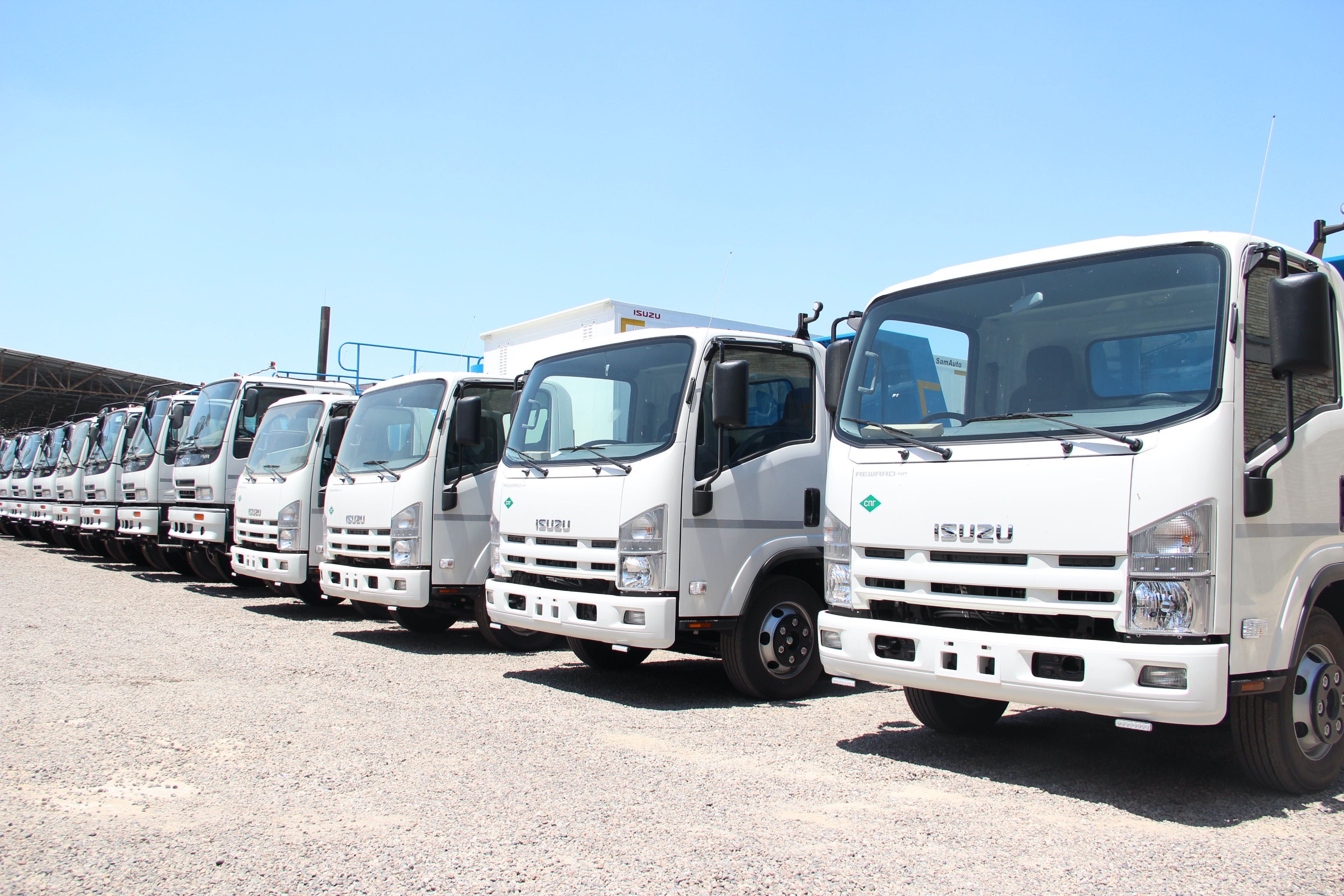 Isuzu NPR 82L CNG Бортовой кузов