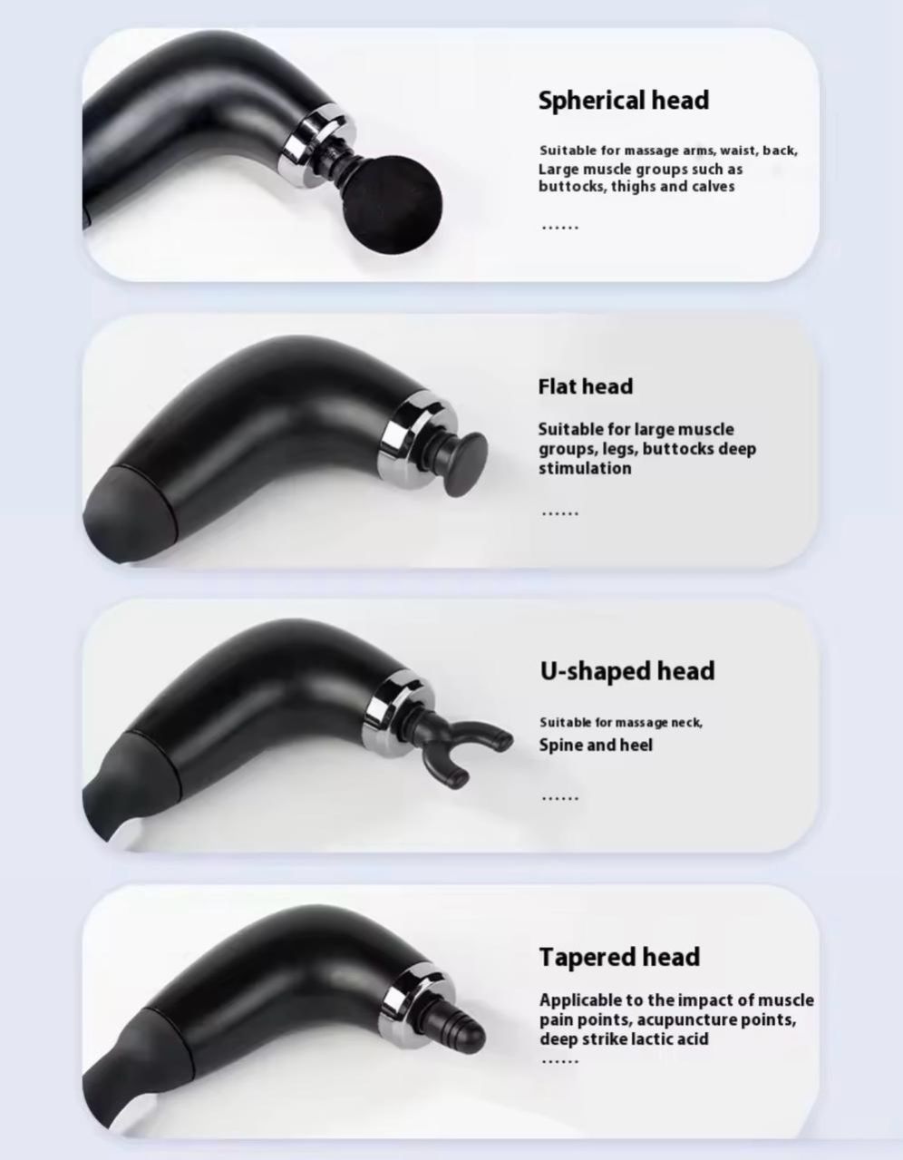 Масажен пистолет/FASCIAL GUN за масаж на мускули и цяло тяло