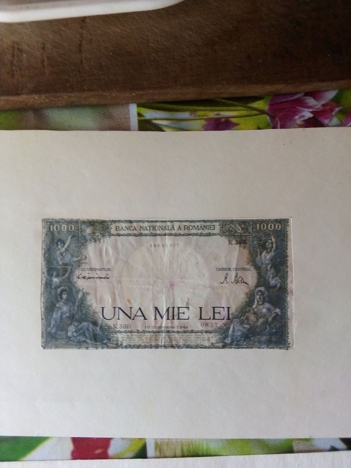 Clasor cu bancnote vechi din1941 - 1950