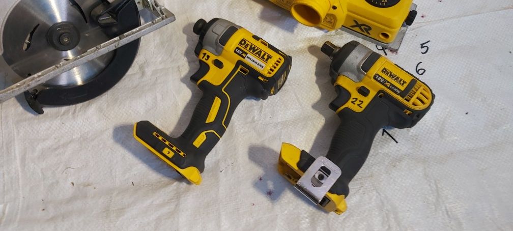 Dewalt 18 V  circular impact rindea sabie