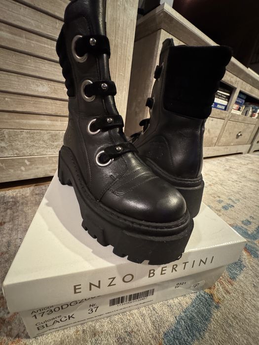 Vand cizme de piele noi Enzo Bertini 37 marime