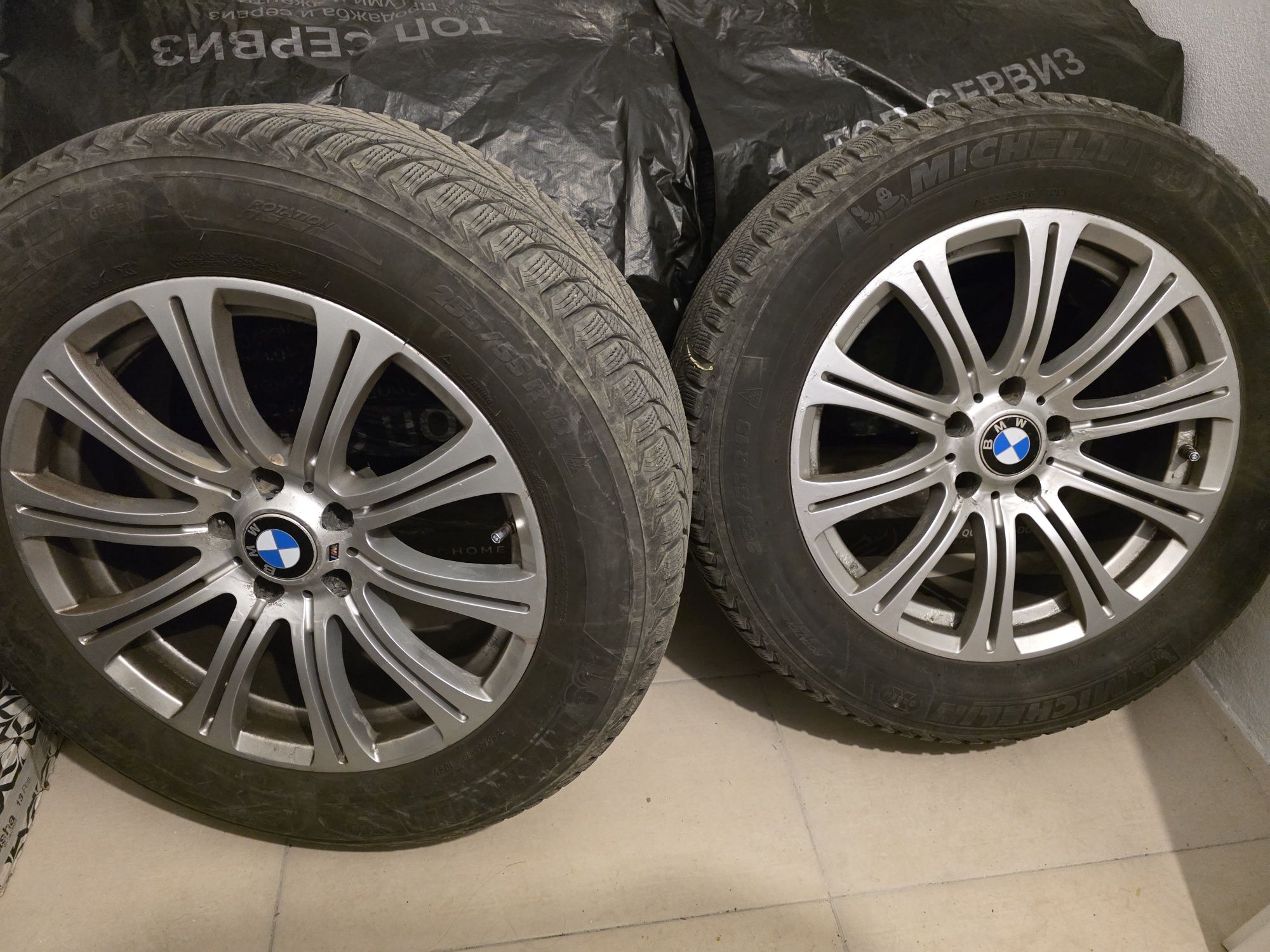Зимни гуми с джанти за BMW X5 E70 – 255/55 R18 Michelin Latitude Green