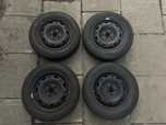 Set 4 roți de vară Skoda Fabia – 165/70 R14 cu jante tablă