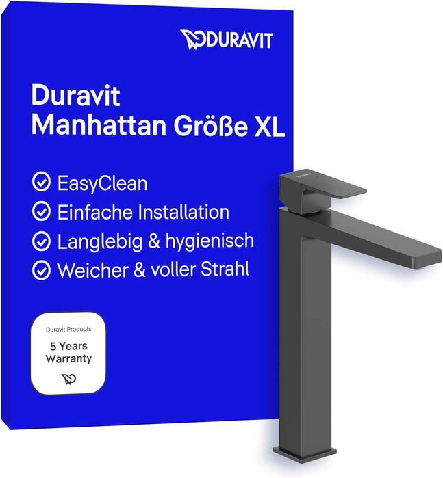 Robinet Duravit Manhattan XL (înălțime gura de scurgere 235 mm)