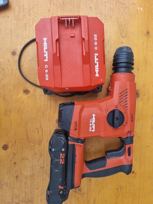 Rotopercutor hilti te6 22 nuron baterie 4 ah incarcator rapid
