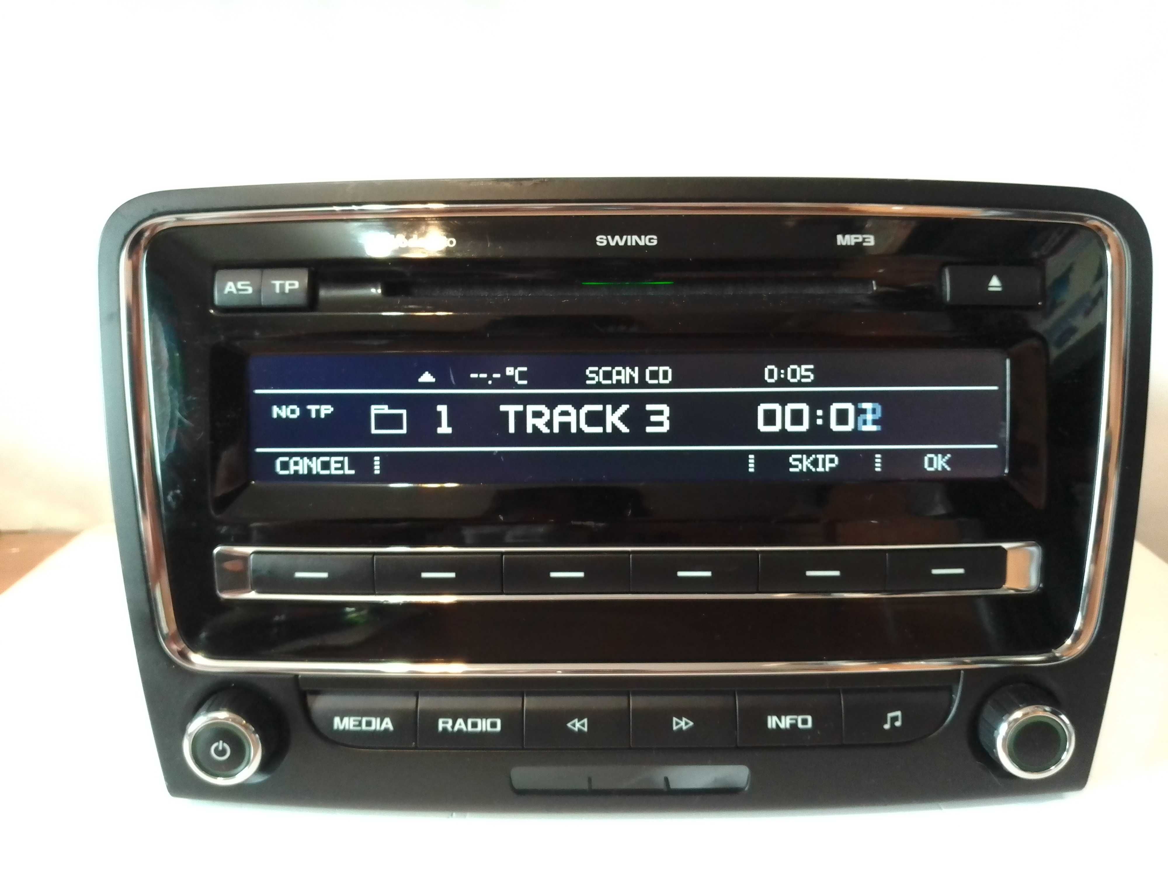 Radio mp3 player swing oem skoda superb 2