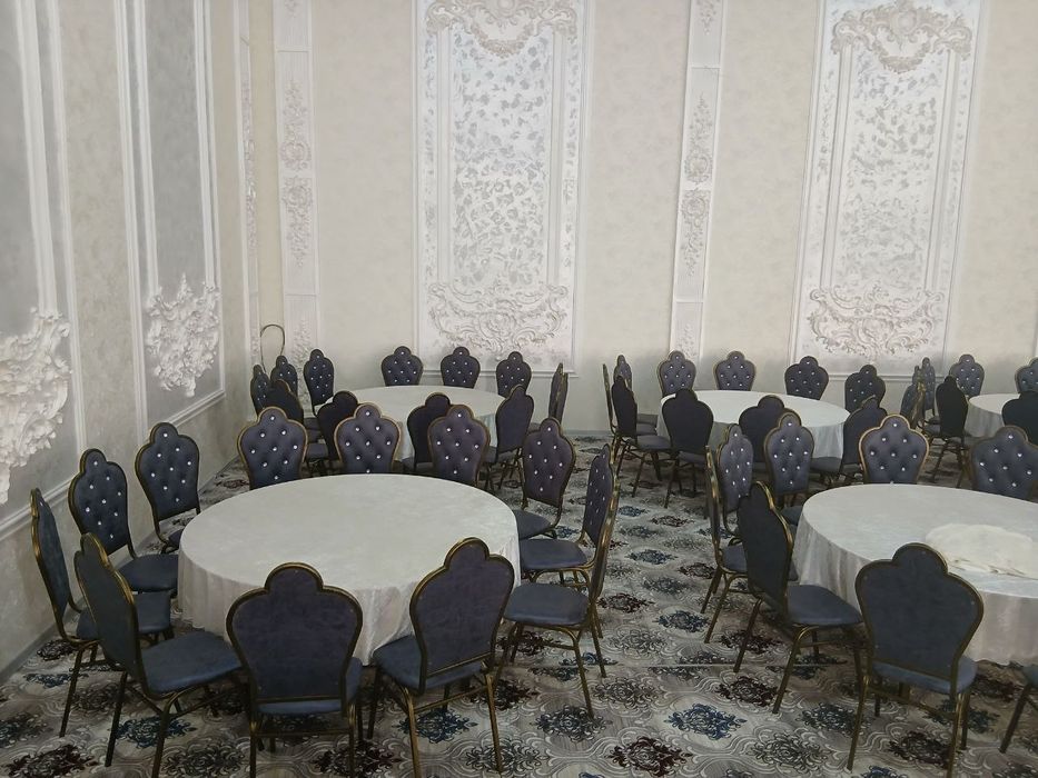 Тойхона стол стул из нержавейки современный дизайн на заказ