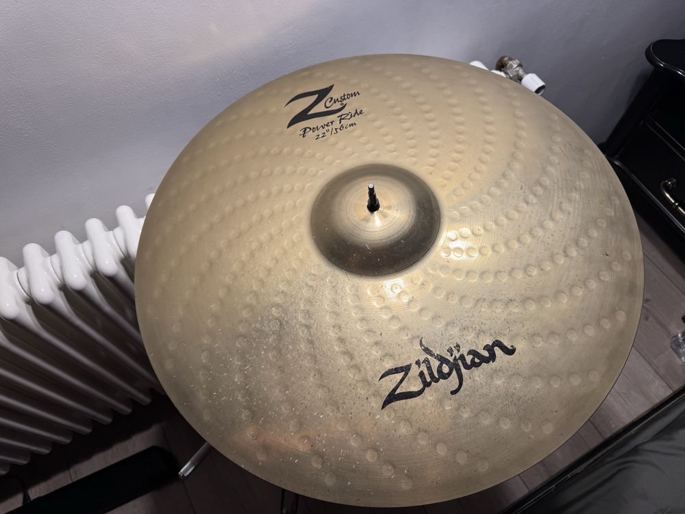 Zildjian Z custom 22” power ride brilliant cinel