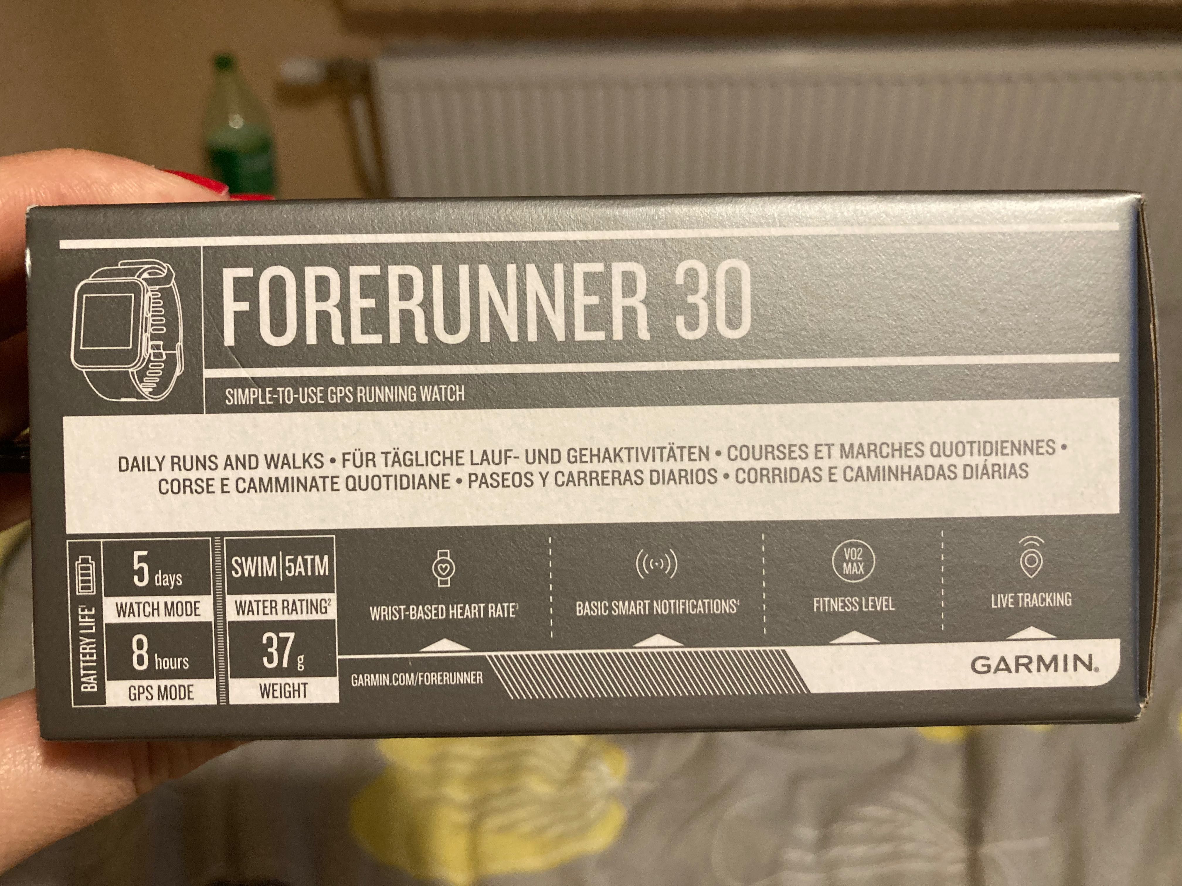 Часовник Garmin Forerunner 30