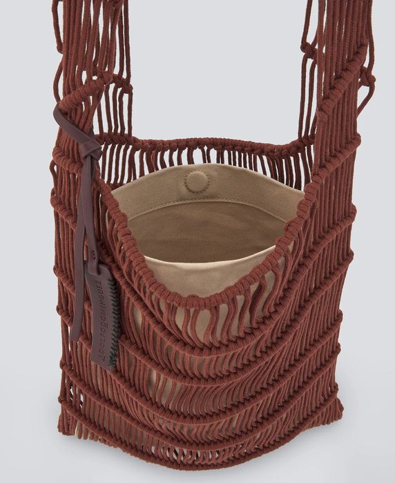 Geanta din macrame Adolfo Dominguez