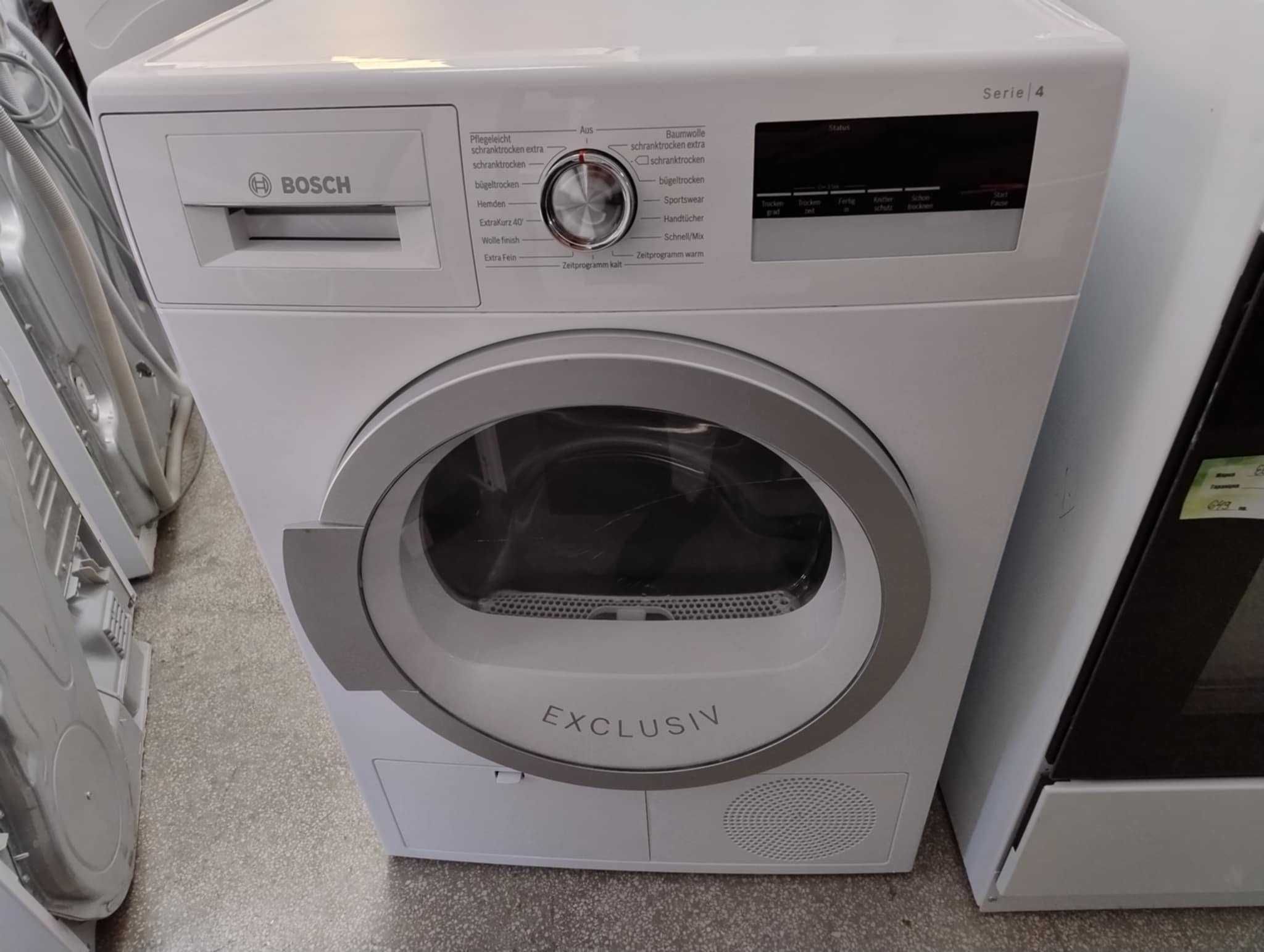 A+++ Сушилня с термопомпа Bosch-Бош 8 кг Series 4 SensitiveDrying