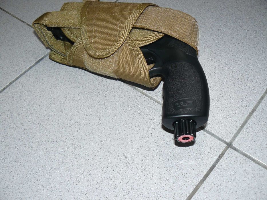Toc Pistol /Holster Prindere Sold/Curea UNIVERSAL Nou Tan