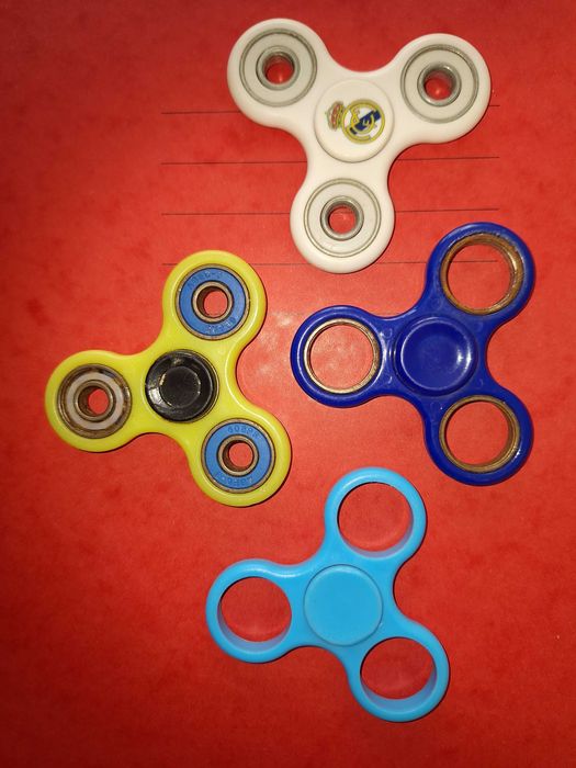 Jucarie - Fidget Spinner, Moses, Plastic/Metal, buc = 4