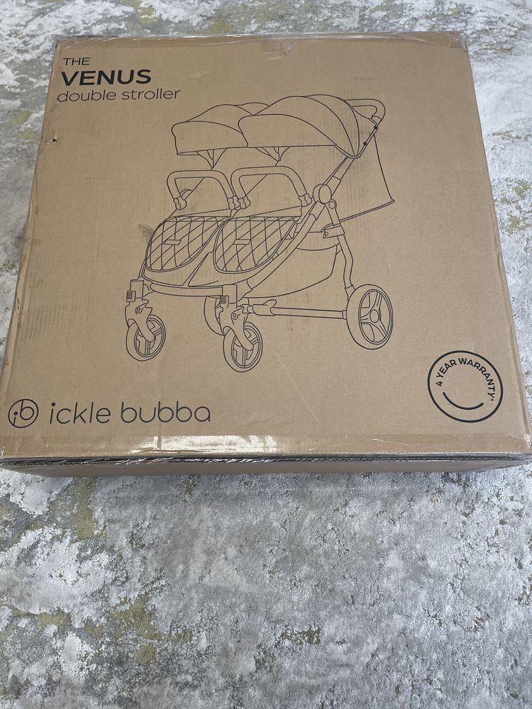 Carucior dublu, gemeni, ickle bubba venus max, Nou