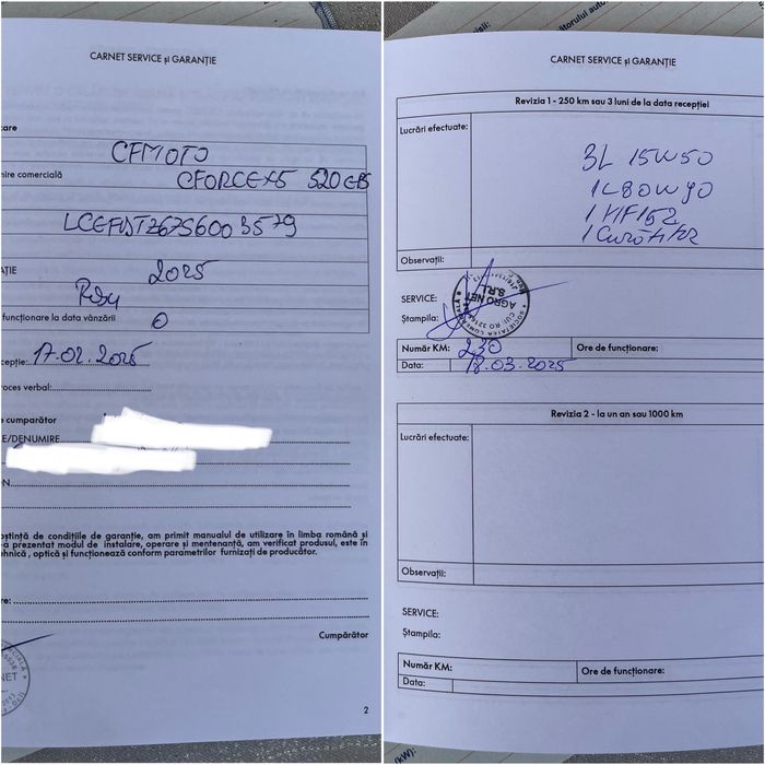 CF MOTO X5 520L EPS, Modelul NOU, Fab.2025, Garanție 5 Ani !