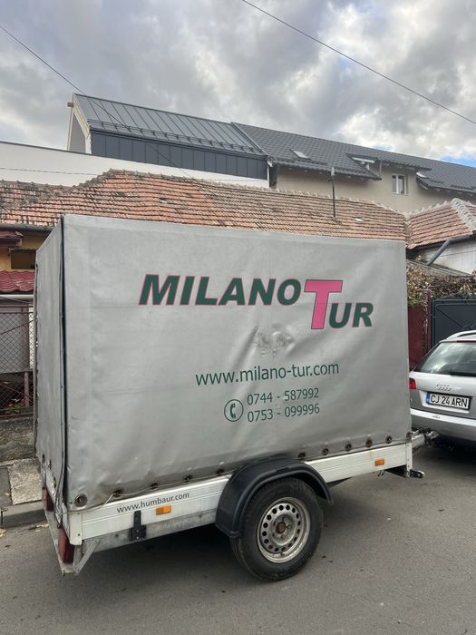 Remorca Humbaur cu prelata.           .