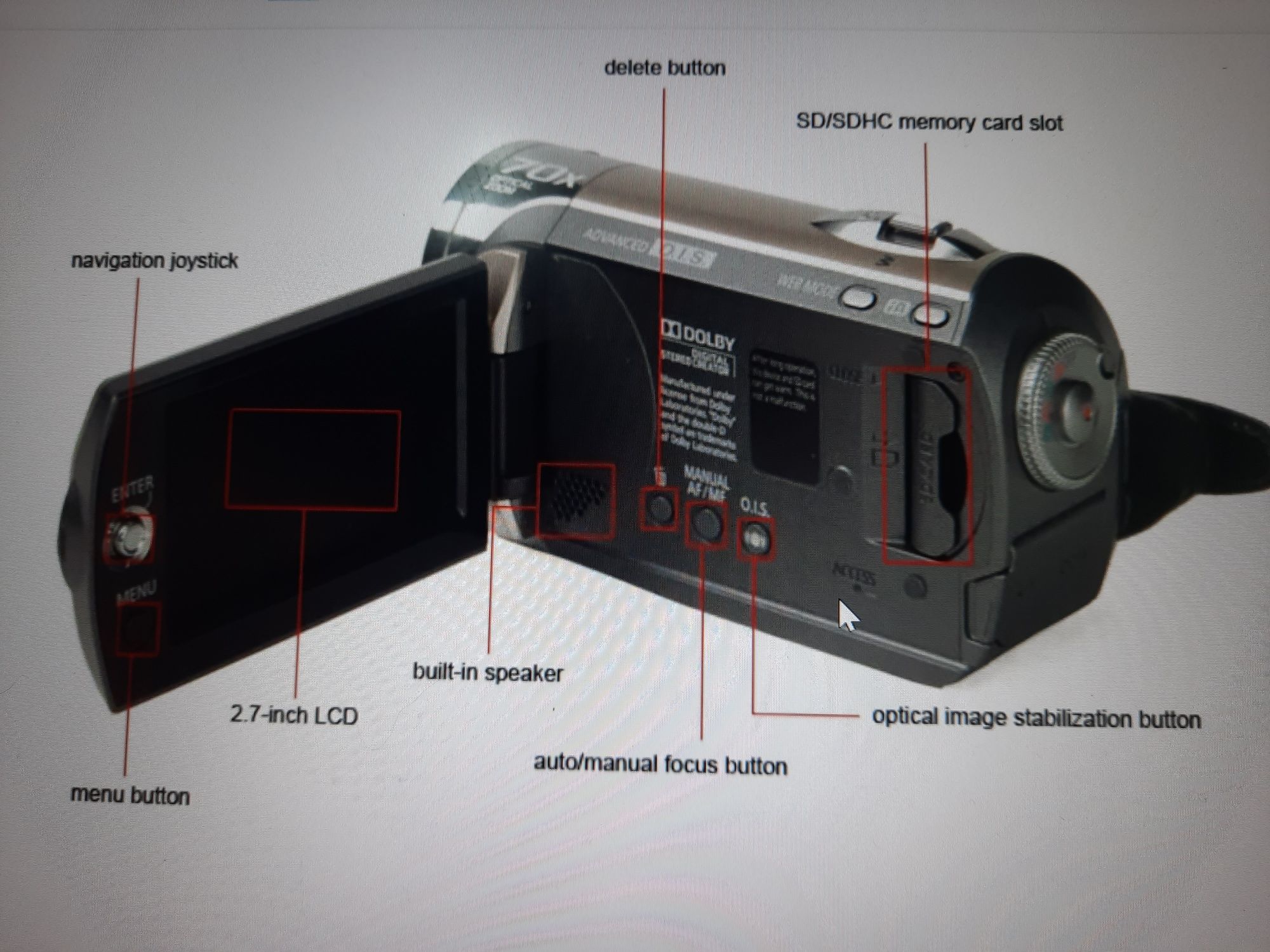 Camera video Panasonic SDR-S26