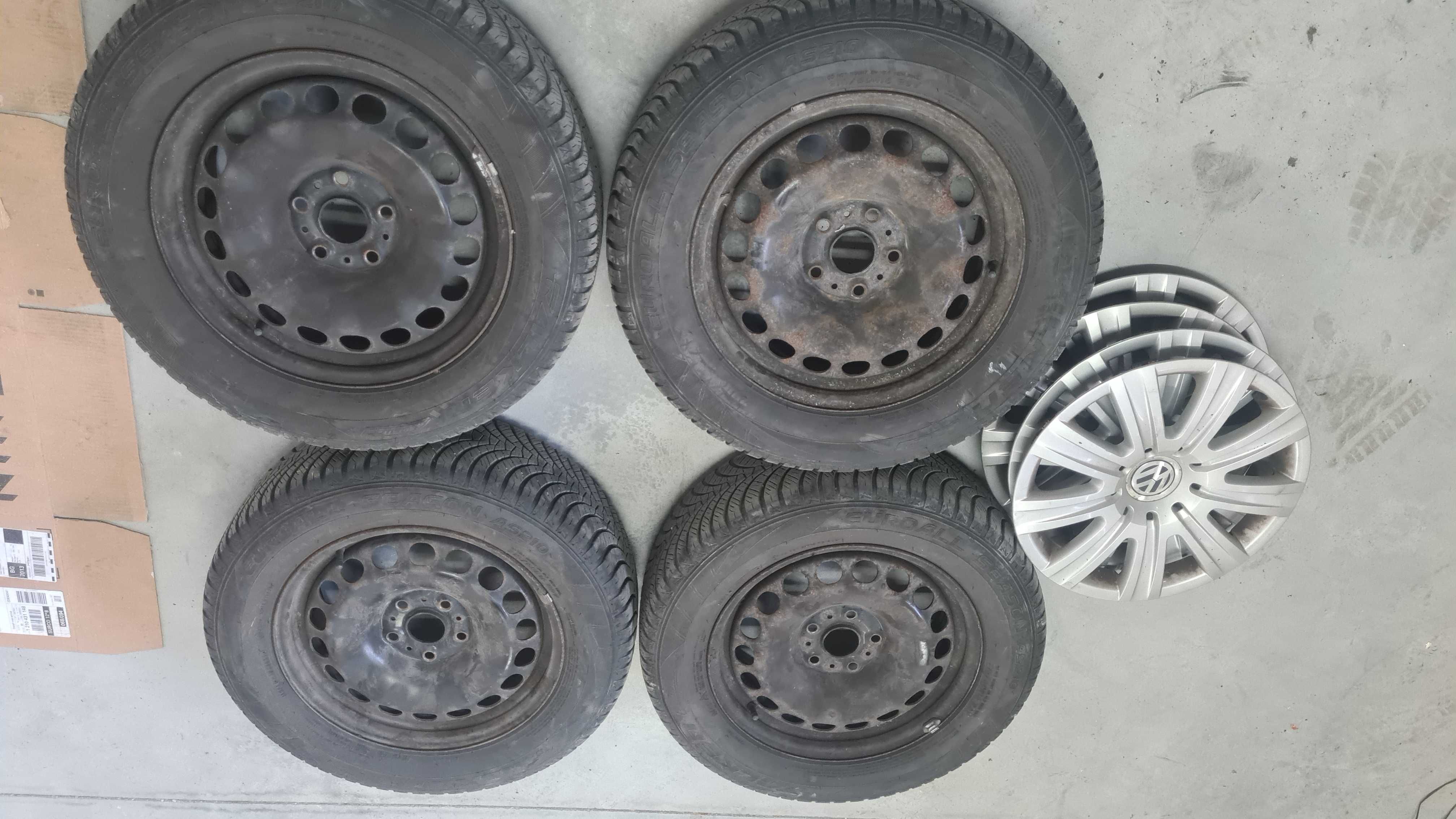 Джанти с гуми 215 60 16 Тасове Фолксваген Ауди Шкода Сеат VW Audi Seat