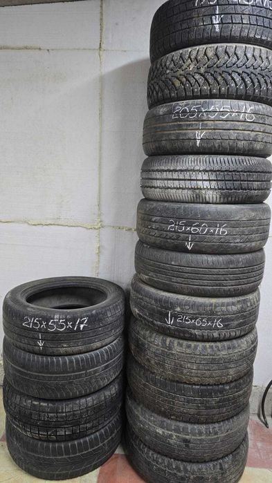 Продам бу шины разных размеров