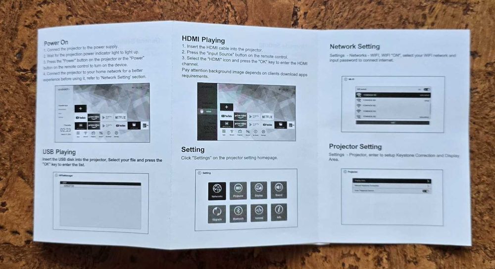 Мини смарт лед проектор