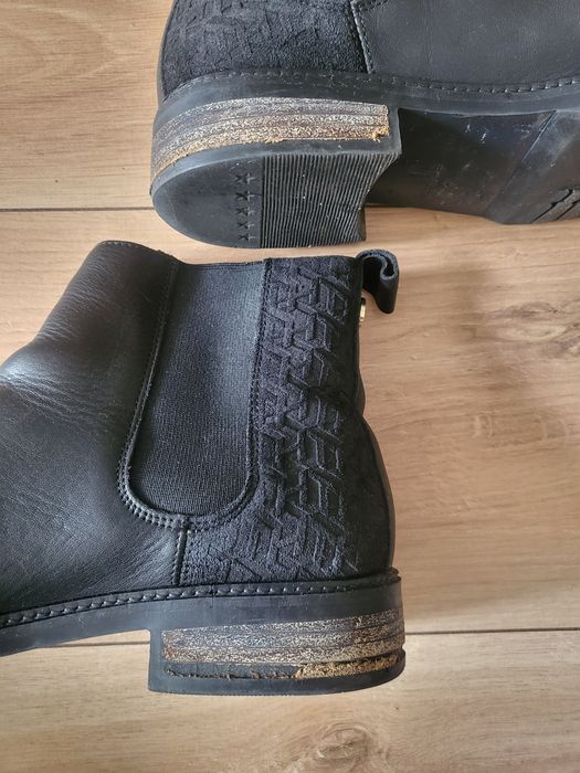 Оргинални боти Tommy Hilfiger от естествена кожа