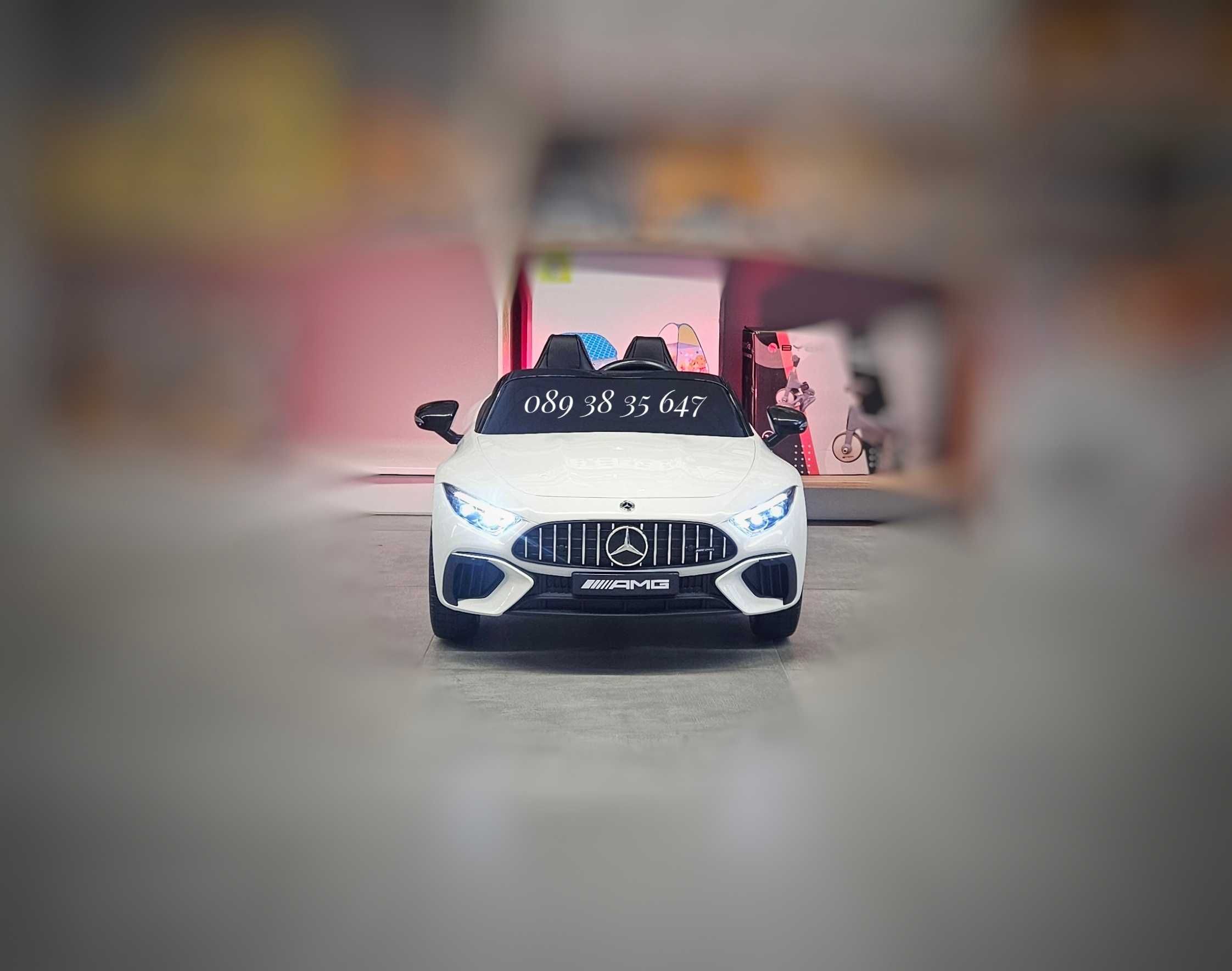 ПРОМОЦИЯНОВО!Акумулаторна кола Mercedes-Benz SL63 AMG с 12V,меки гуми