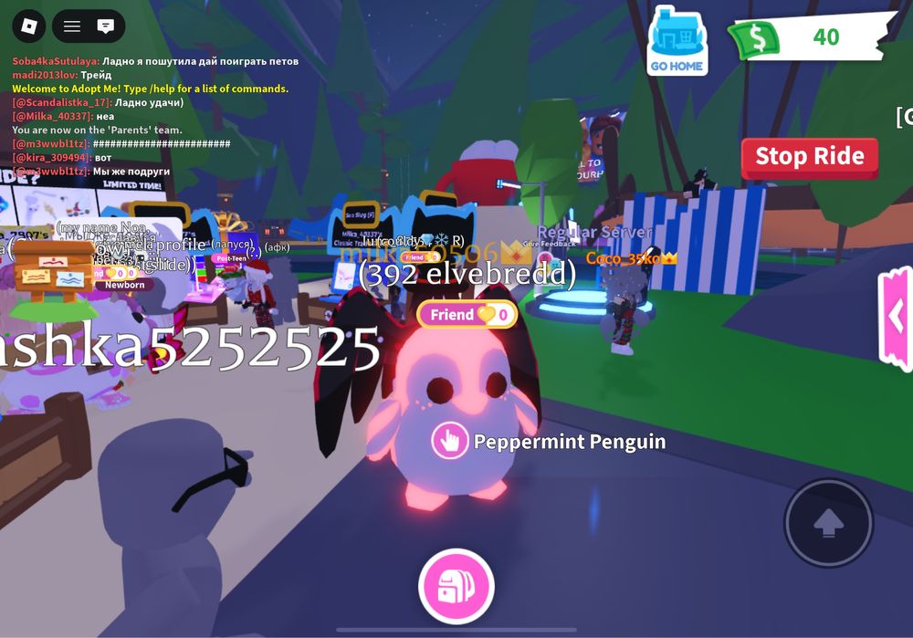 mfr peppermint penguin adopt me