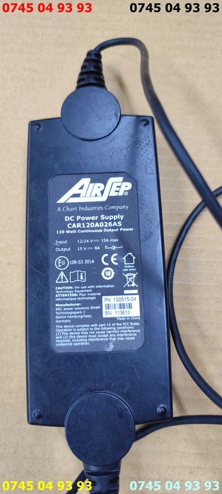 alimentator incarcator AIRSEP auto de la 12v sau 24v face 15v