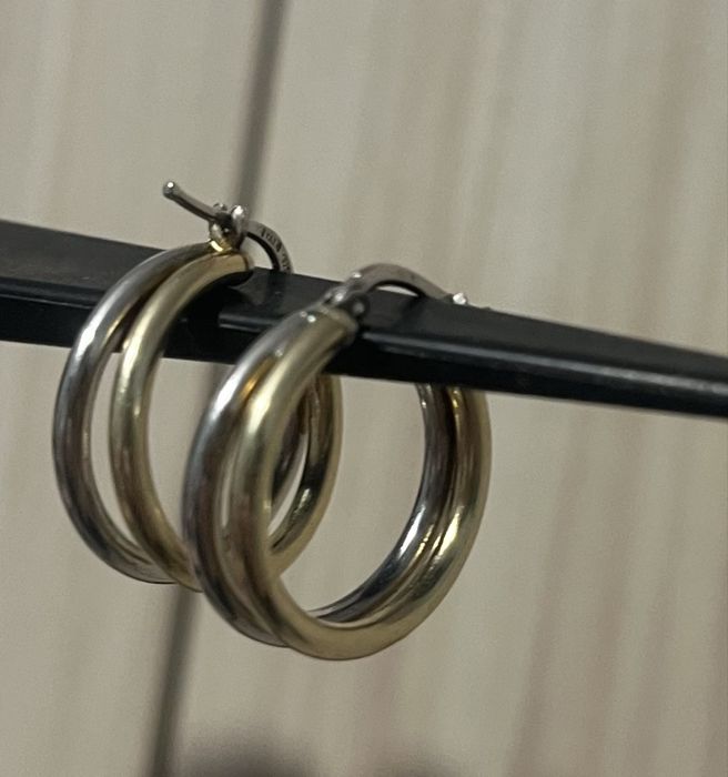 Чисто нови сребърни обеци….