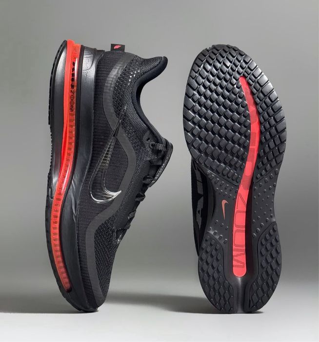 Нови мъжки маратонки Nike Pegasus premium black/ red