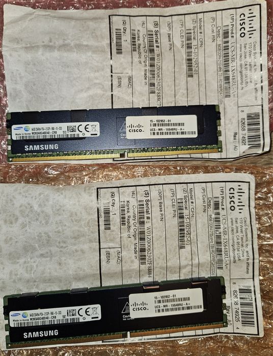 128GB DDR4 2133GHz Samsung Cisco ECC