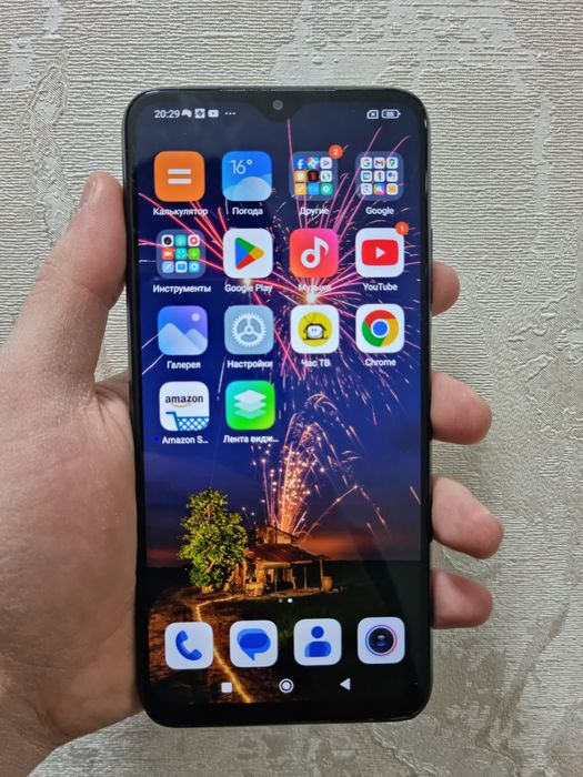 Продаю Redmi 9T, память 6/128, версия андроида 12, ёмкость 5.000mah