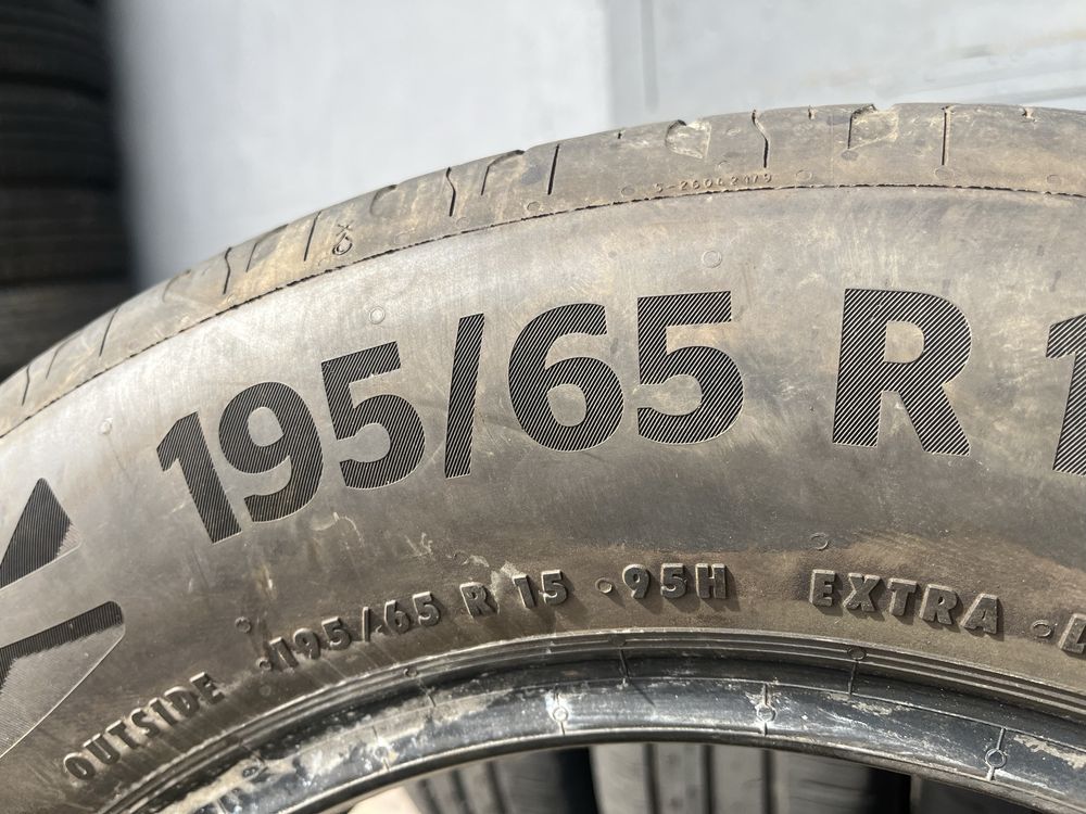 4 бр. летни гуми 195/65/15 Continental DOT 2322 4 mm