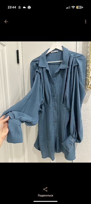 Продам голубое  платье