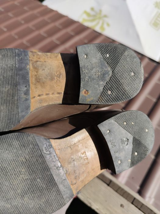 Pantofi militari maro