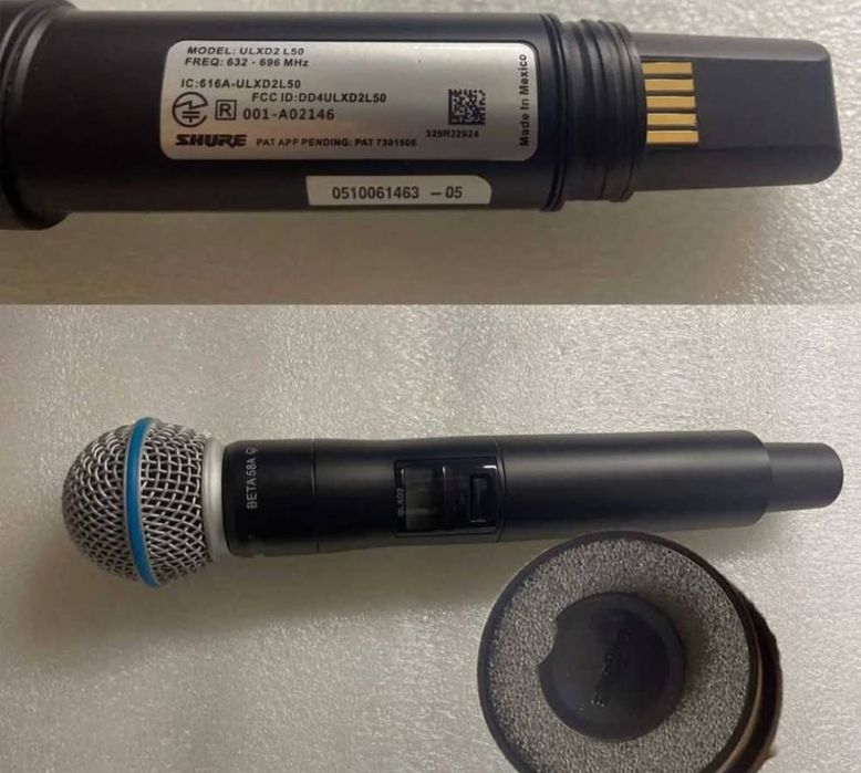 SHURE  Qlxd4 mexico ЧИСТО НОВИ