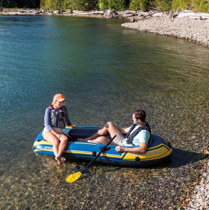 Barca Intex Seahawk 2, pompa si vasla incluse