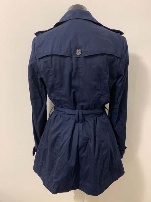 Trench bleumarin Stradivarius, masura M, purtat o singura data