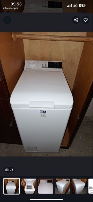 Masina de spalat verticala PerfectCare600 clasa B 7.0 kg inverter