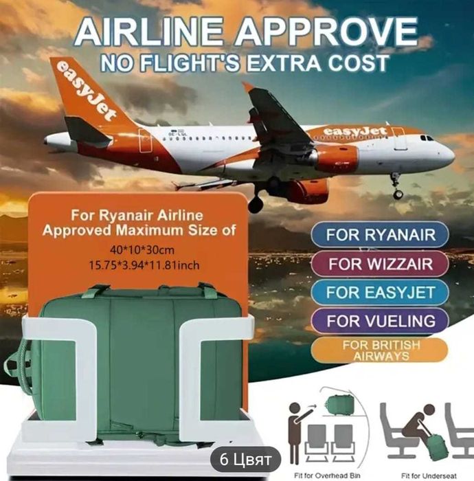 Раница за пътувания Ryanair ,Wizz