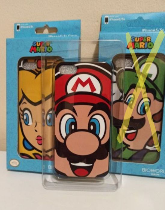 Cascase Iphone 5, 5S Super Mario. NOU