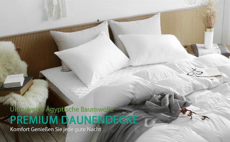 200x200см Премиум Зимна Завивка с Естествен Гъши Пух (1520гр), APSMILE