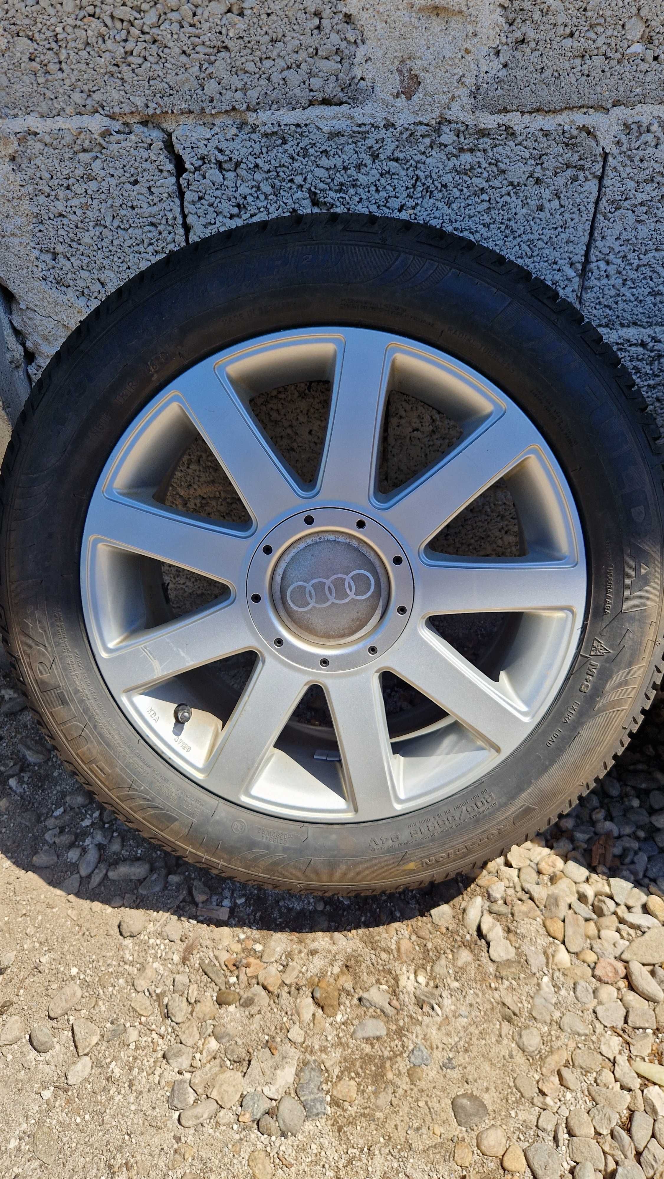 AUDI Джанти със чисто зимни нови гуми 205/55/16 7J×16 ET38 5×112