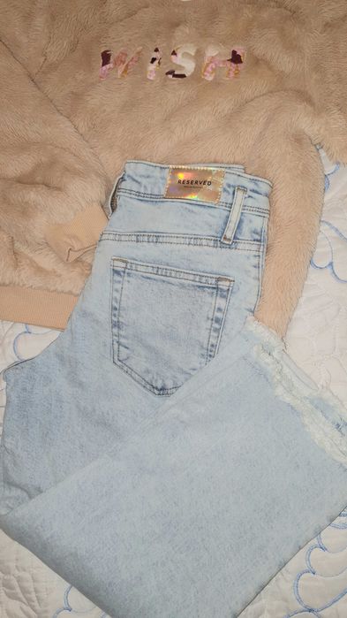 Blugi / Denim grosi si bluza cocolino Reserved m 140